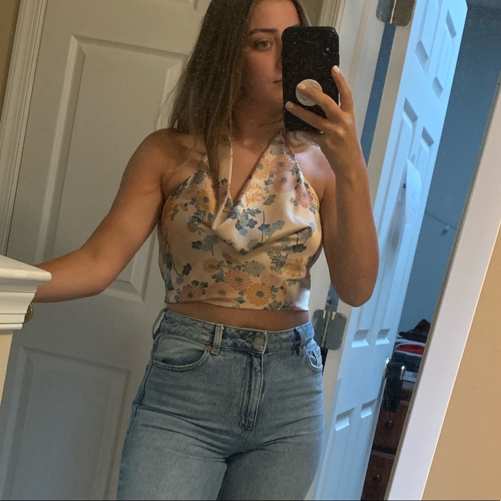 zara halter top